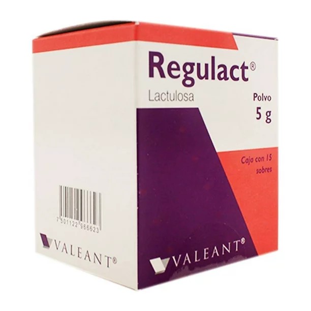 REGULACT POLVO 5 G C/15 SOBRES LACTULOSA LAB VALEANT