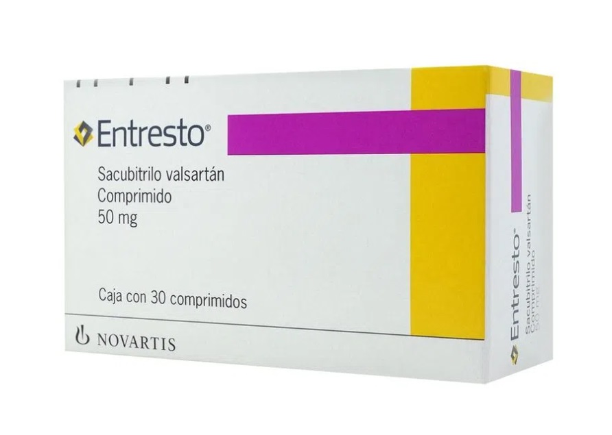 ENTRESTO 50 MG C/30 COMPRIMIDOS SACUBITRILO VALSARTAN LAB NOVARTIS
