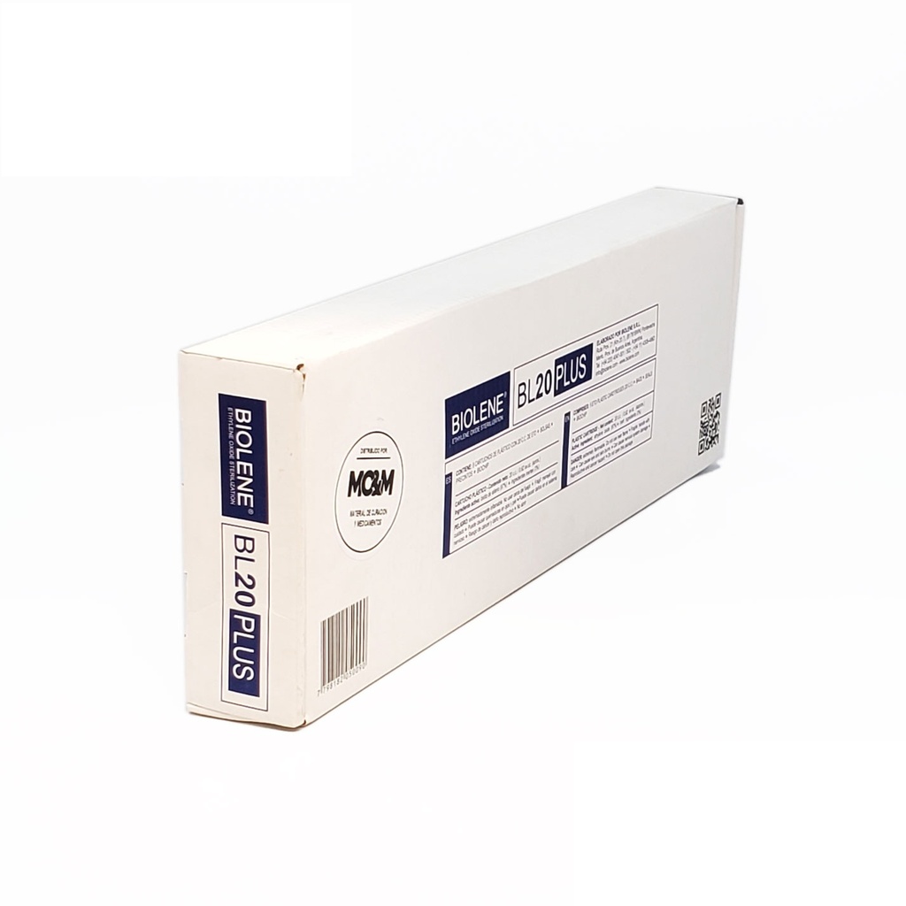 [4447] BL 20 PLUS C/5 CARTUCHOS GAS ESTERILIZANTE OXIDO DE ETILENO (97%) BIOLENE