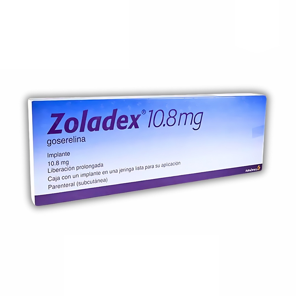 ZOLADEX IMPLANTE LP 10.8MG C/1 JERINGA P/APLICACION GOSERELINA LAB ASTRAZENECA