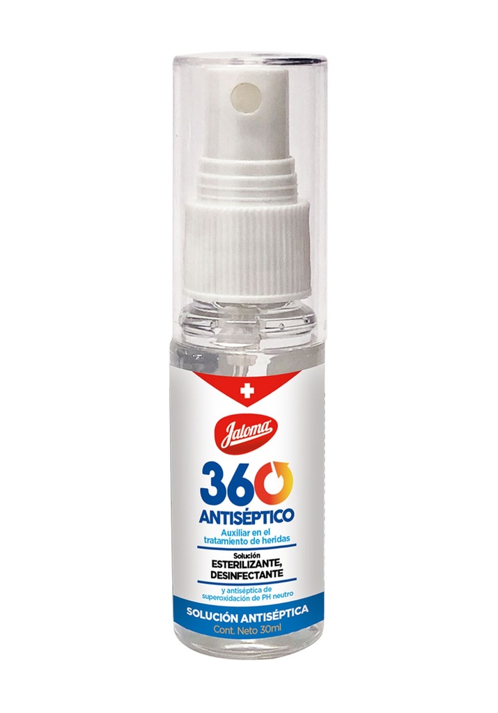 [3333] 360 ANTISEPTICO SOL 30 ML ESTERILIZANTE DESINFECTANTE JALOMA