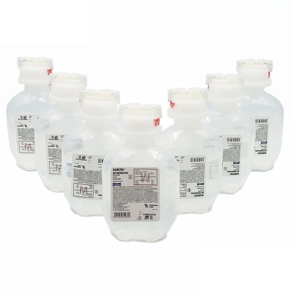METRONIDAZOL SOL INY 500 MG/100ML KABIZOL LAB FRESENIUS