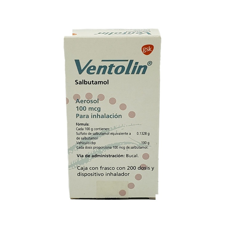 [857] VENTOLIN AEROSOL BUCAL P/INHALACION 100 MCG C/200 DOSIS SALBUTAMOL LAB GSK