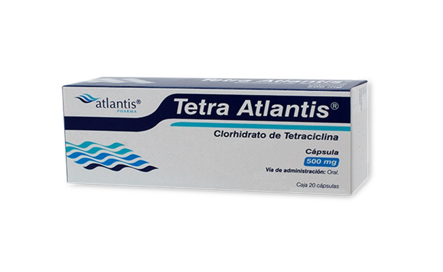 TETRACICLINA 500 MG C/20 CAP TETRA ATLANTIS LAB ATLANTIS PHARMA