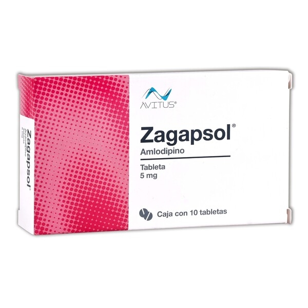 AMLODIPINO 5 MG C/10 TAB ZAGAPSOL LAB AVITUS