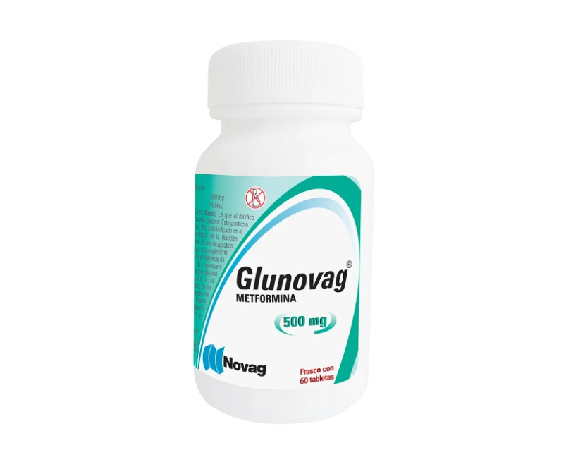 [3216] METFORMINA 500 MG C/60 TAB GLUNOVAG LAB NOVAG