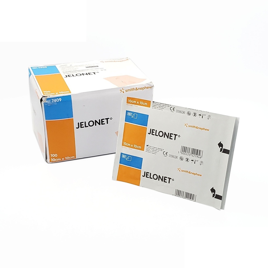 JELONET 10 X 10 CM APOSITO DE GASA PARAFINADA REF 7409 SMITH&NEPHEW