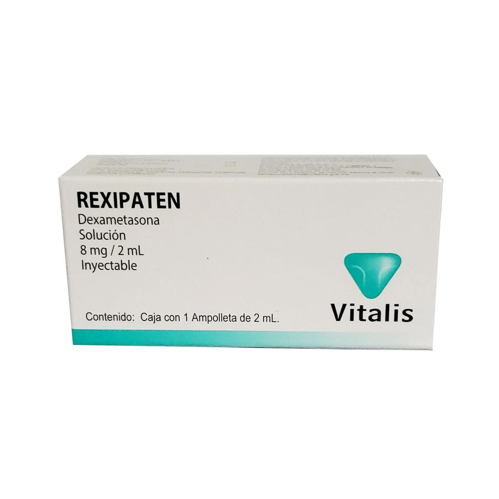 [2260] DEXAMETASONA SOL INY 8 MG/2 ML C/1 AMP REXIPATEN LAB VITALIS