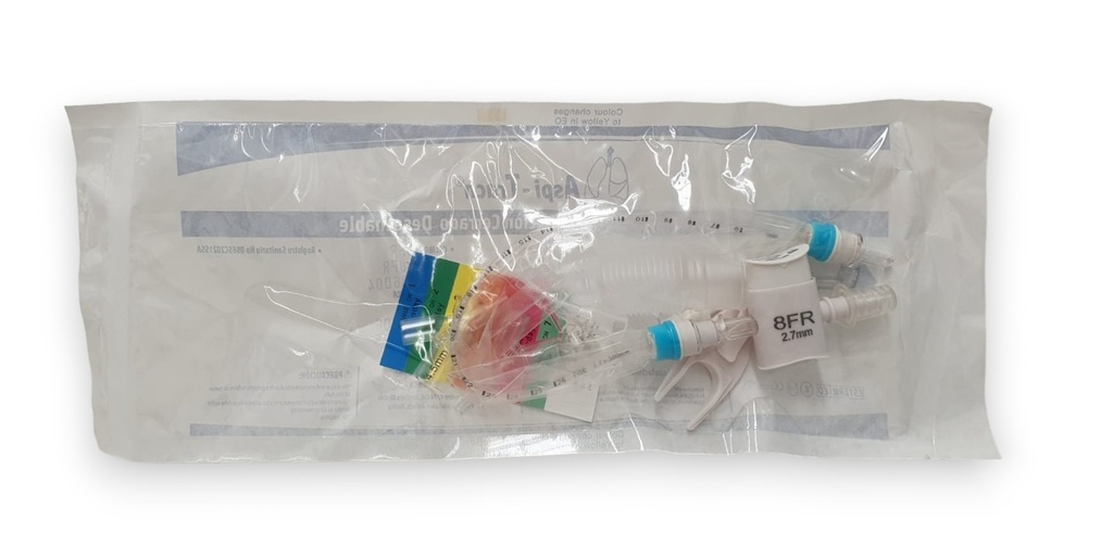 SISTEMA DE SUCCION CERRADO DOBLE PUERTO 8 FR ADULTO/PEDIATRICO REF ASPSSC8FR ASPI-TRACH