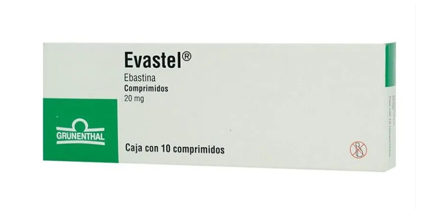 EVASTEL 20 MG C/10 COMPRIMIDOS EBASTINA LAB GRUNENTHAL