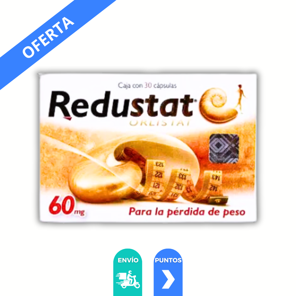REDUSTAT 60 MG C/30 CAP ORLISTAT LAB LIOMONT
