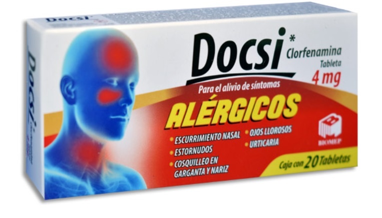 CLORFENAMINA 4 MG C/20 TAB DOCSI LAB BIOMEP