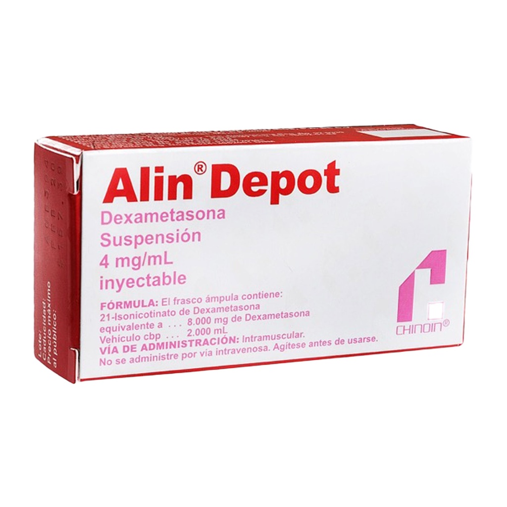 ALIN DEPOT SUSP INY 4 MG/ML FCO AMP 2 ML DEXAMETASONA LAB CHINOIN