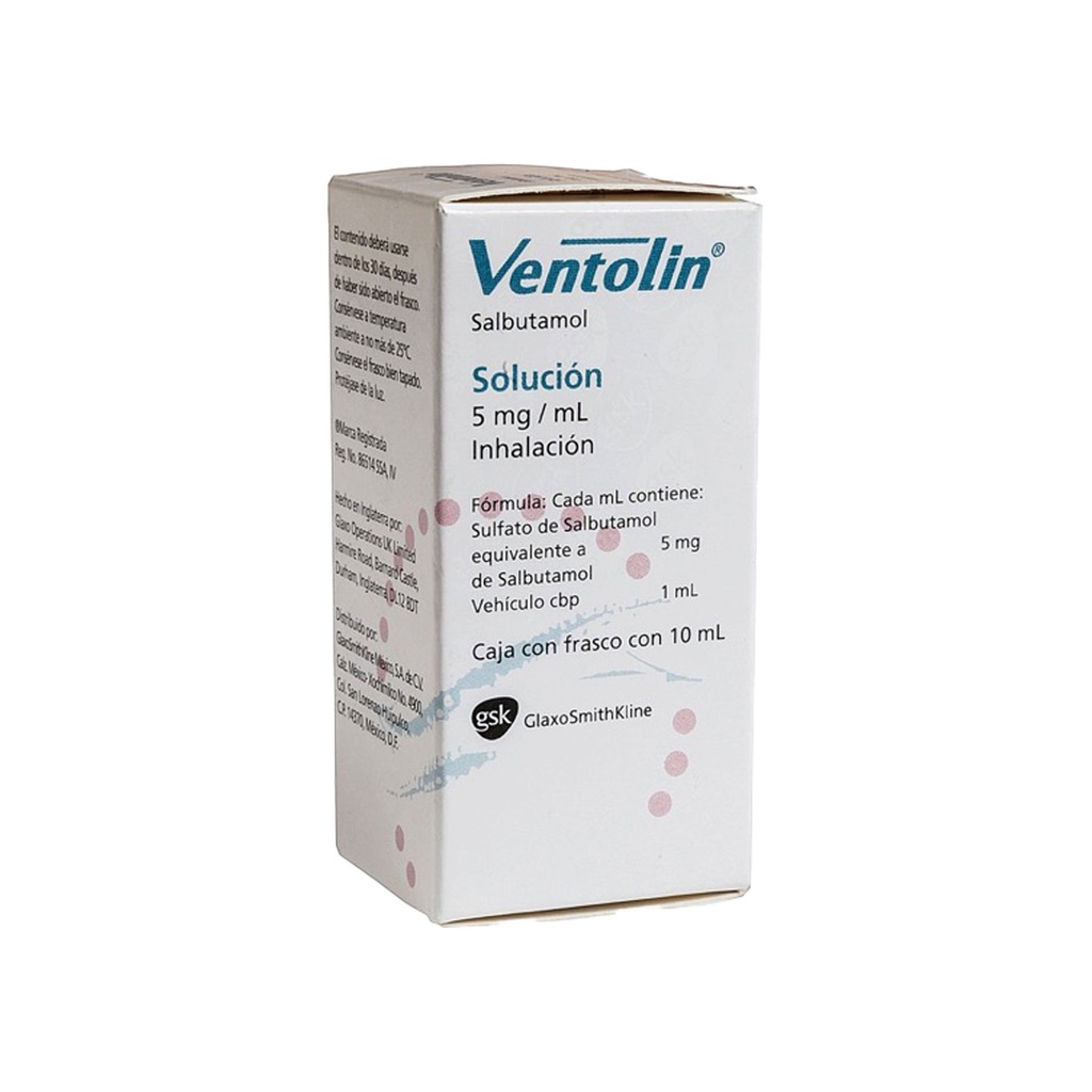 [854] VENTOLIN SOL P/INHALACION 5 MG/ML C/10 ML SALBUTAMOL LAB GSK