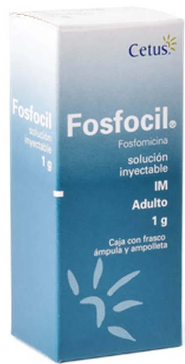 FOSFOCIL ADULTO SOL INY 1 G IM C/1 AMP FOSFOMICINA LAB CETUS