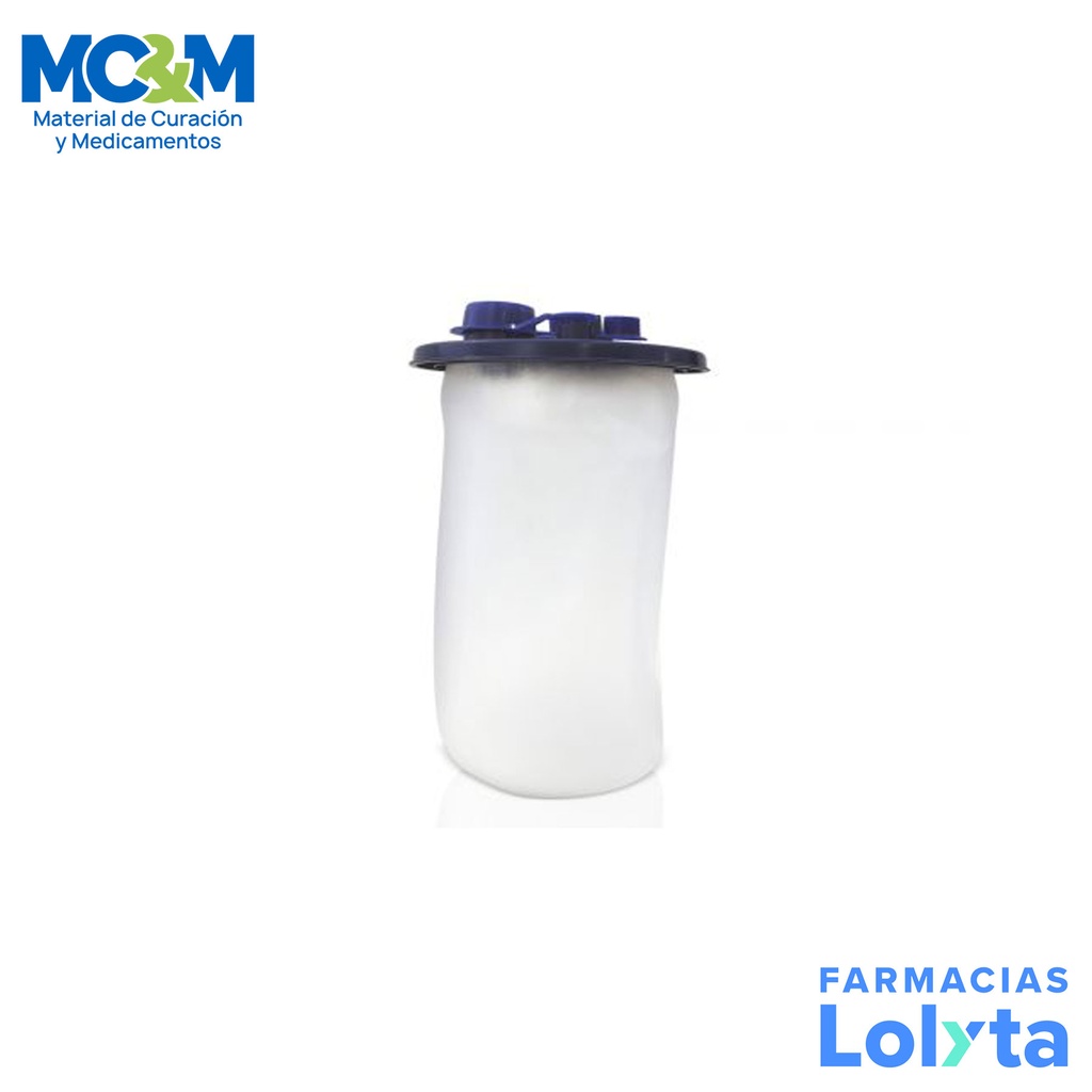 BOLSA MEDIVAC 1500 ML PARA RECOLECCION DE LIQUIDOS/TEJIDOS AMARILLO CARDINAL HEALTH