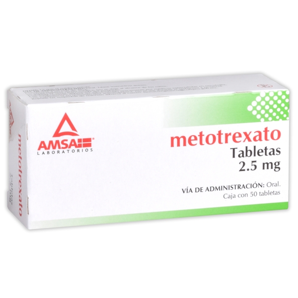 METOTREXATO 2.5 MG C/50 TAB LAB AMSA