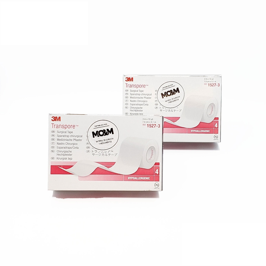 [2723] TRANSPORE 3" 7.6 CM X 9.1 M C/4 ROLLOS REF 1527-3 3M