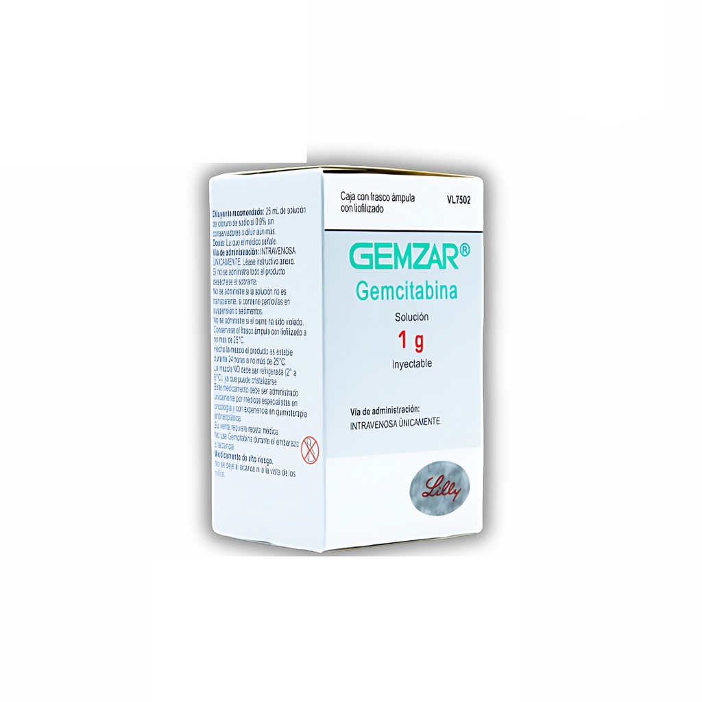 GEMCITABINA SOL INY 1 G C/1 FCO AMPULA
