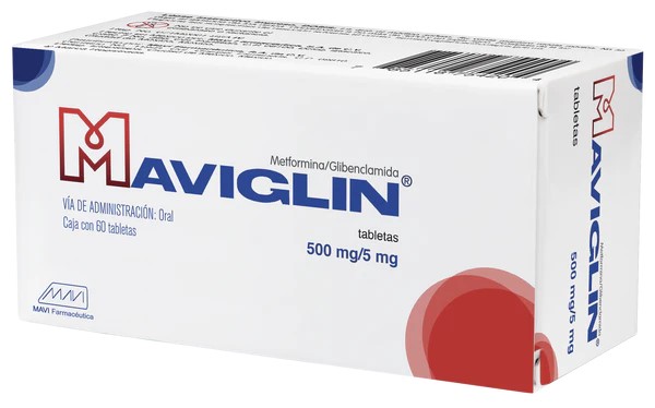 METFORMINA GLIBENCLAMIDA 500/5 MG C/60 TAB MAVIGLIN LAB MAVI