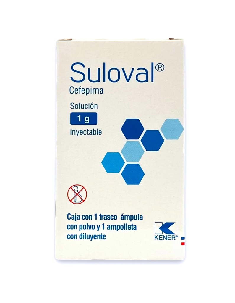 CEFEPIMA SOL INY 1 G SULOVAL LAB KENER