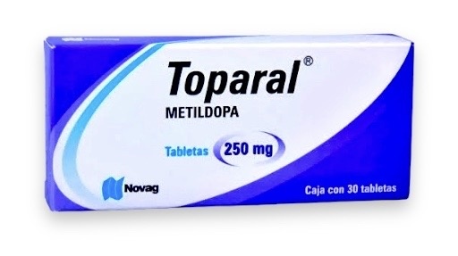 METILDOPA 250 MG C/30 TAB TOPARAL LAB NOVAG