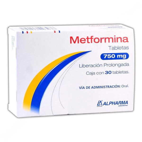 METFORMINA 750 MG C/30 TAB LP LAB ALPHARMA