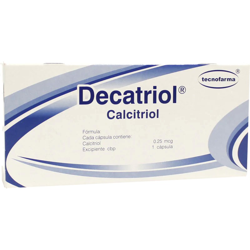CALCITRIOL 0.25 MCG C/50 CAP DECATRIOL LAB TECNOFARMA