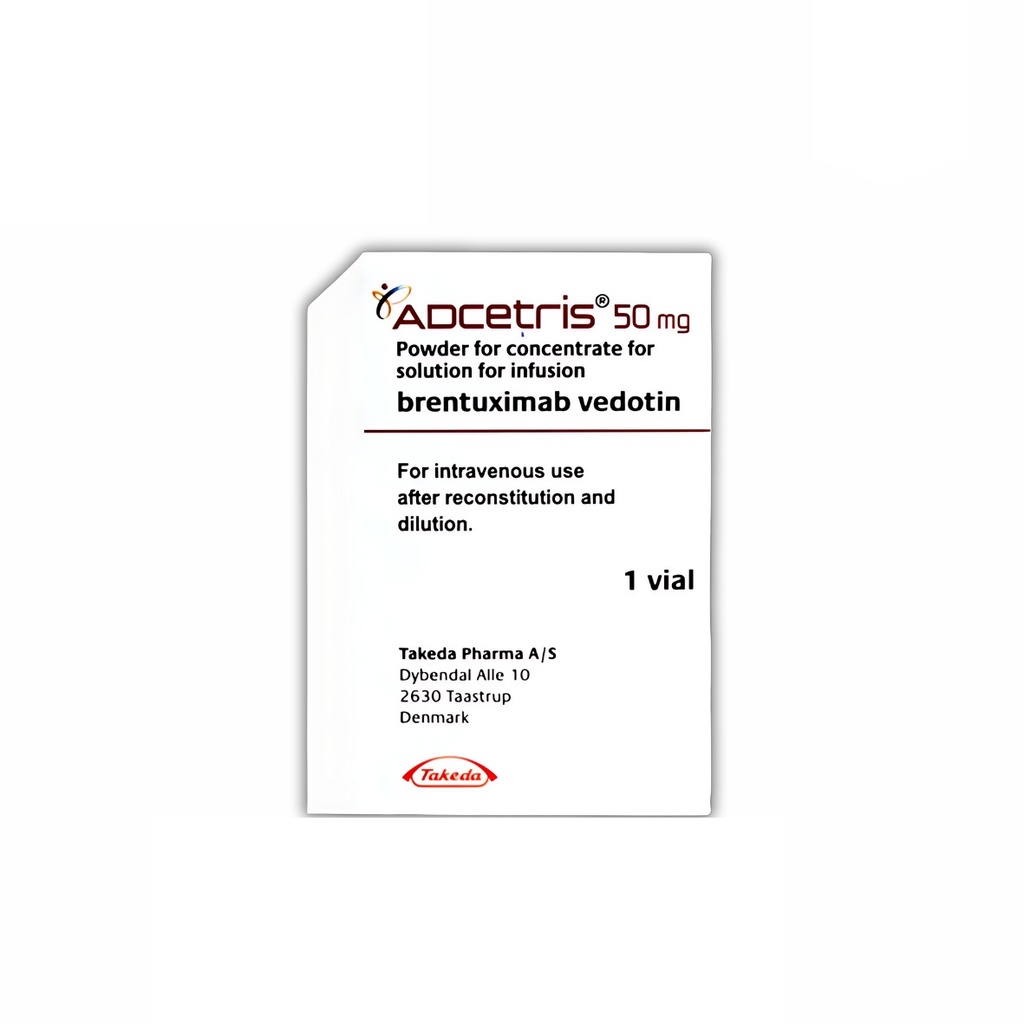 ADCETRIS SOL INY 50 MG BRENTUXIMAB VEDOTIN LAB TAKEDA (RF)