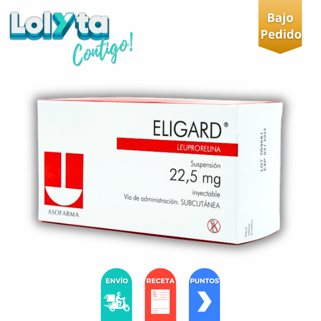 ELIGARD SUSP INY 22.5 MG C/2 KITS JERINGAS PRELLENADAS SC LEUPRORELINA LAB ASOFARMA