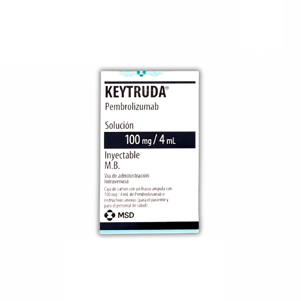 KEYTRUDA SOL INY 100 MG/4 ML PEMBROLIZUMAB LAB MSD