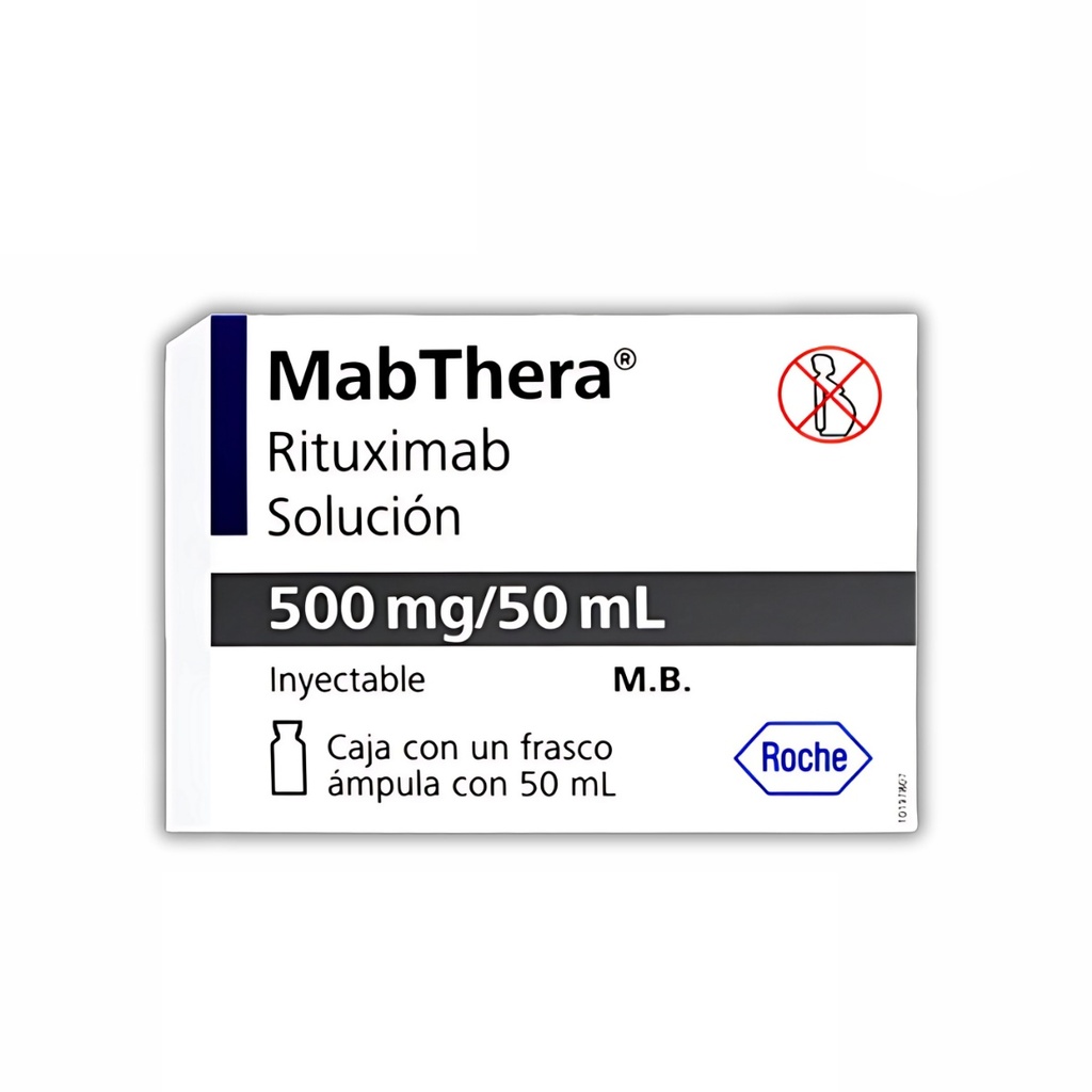 MABTHERA SOL INY 500 MG/50 ML RITUXIMAB LAB ROCHE (RF)