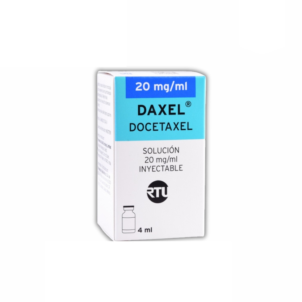 DOCETAXEL SOL INY 20 MG/ML C/1 FCO AMPULA (RF)