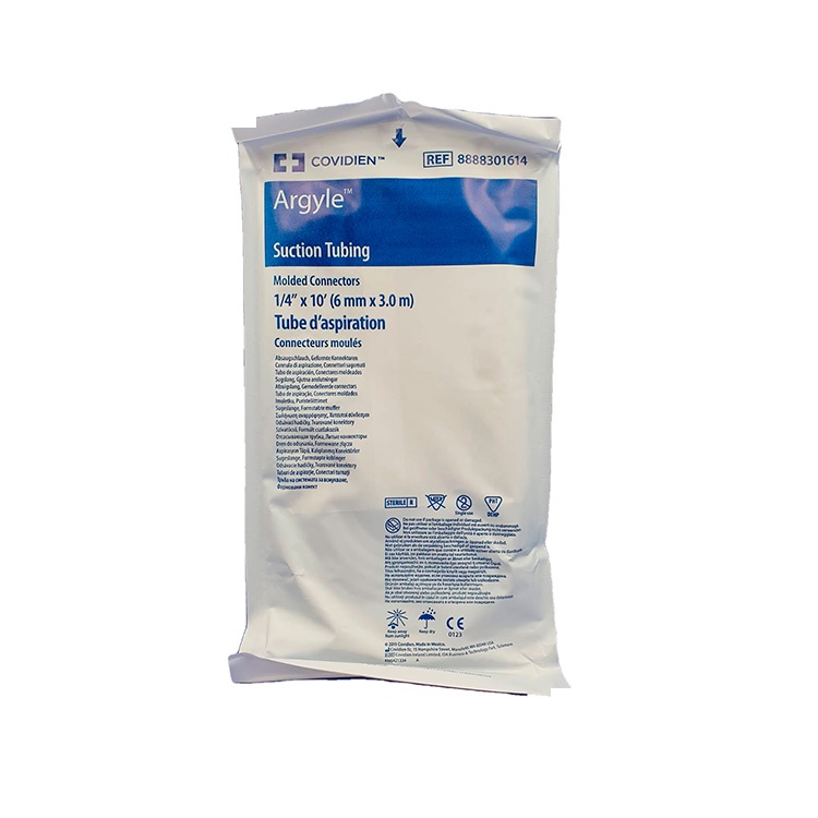 [3269] TUBO DE SUCCION 1/4 X 10 (6 MM X 3 M) ESTERIL CONEXION PARA ASPIRACION ARGYLE REF 8888301614 COVIDIEN
