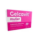 GELCAVIT MULIER 1.54 G C/30 CAP SUPLEMENTO ALIMENTICIO ISOFLAVONAS DE SOYA VITAMINAS Y MINERALES LAB PHARMACAPS