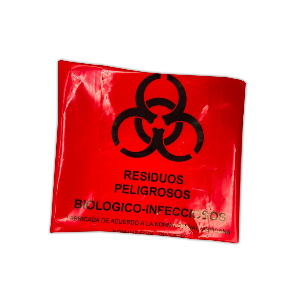 [140] BOLSA ROJA RPBI 110 X 120 CM CON FUELLE DH