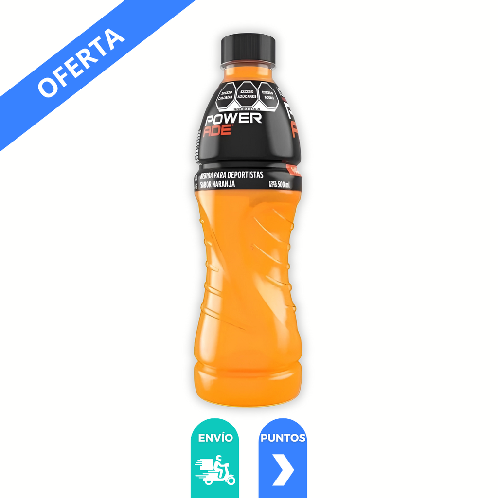 POWERADE SABOR NARANJA 500 ML