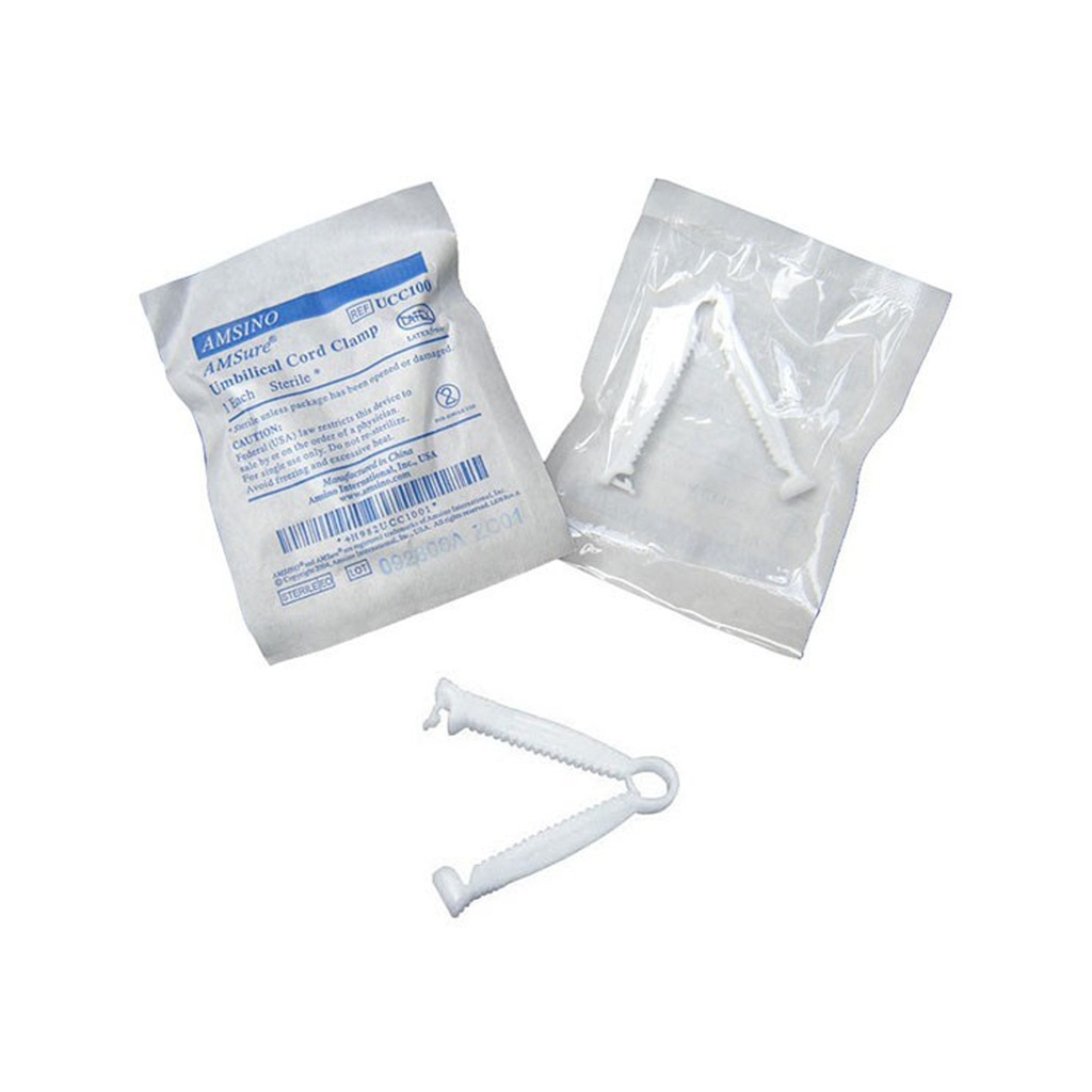 PINZA UMBILICAL ESTERIL AMSURE REF UCC100 AMSINO