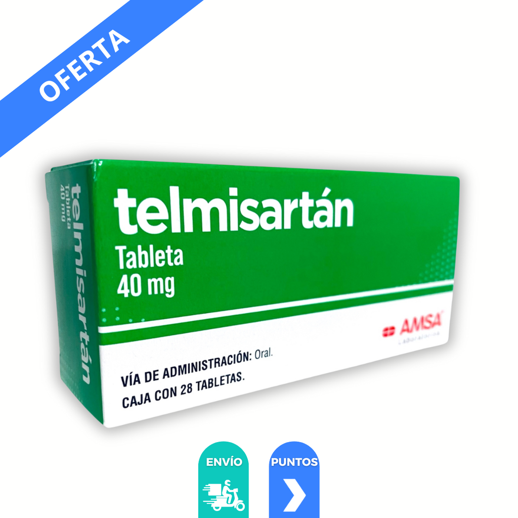 TELMISARTAN 40 MG C/28 TAB LAB AMSA