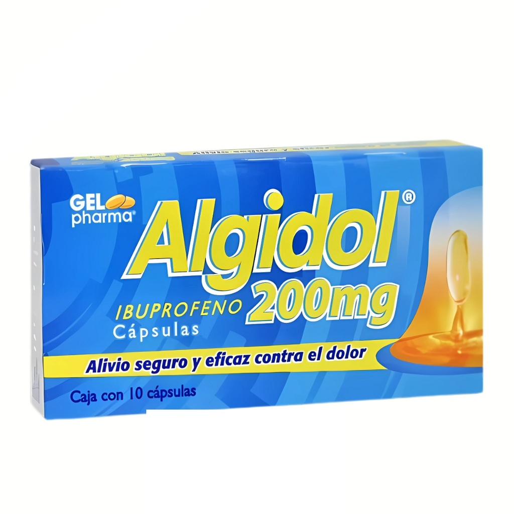 IBUPROFENO 200 MG C/10 CAP ALGIDOL LAB GELPHARMA