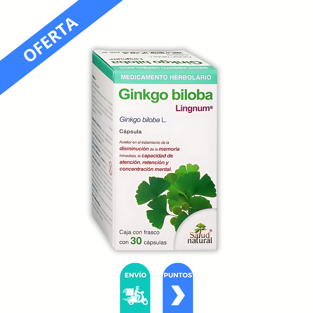 GINKGO BILOBA 40 MG C/30 CAP LAB SALUD NATURAL
