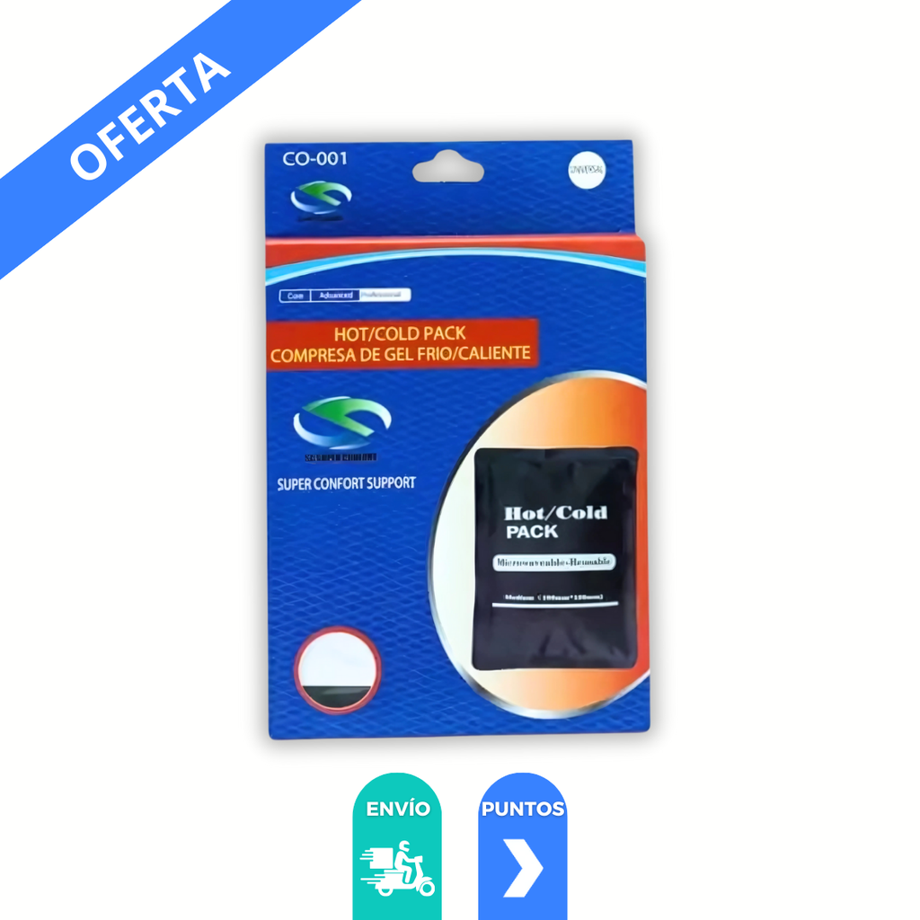 COMPRESA DE GEL FRIO/CALIENTE 19.5 X 15 CM SUPER CONFORT