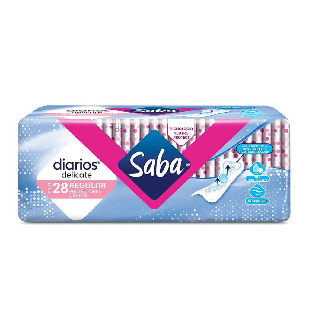 SABA DIARIOS C/28 PROTECTORES REGULAR ESSITY