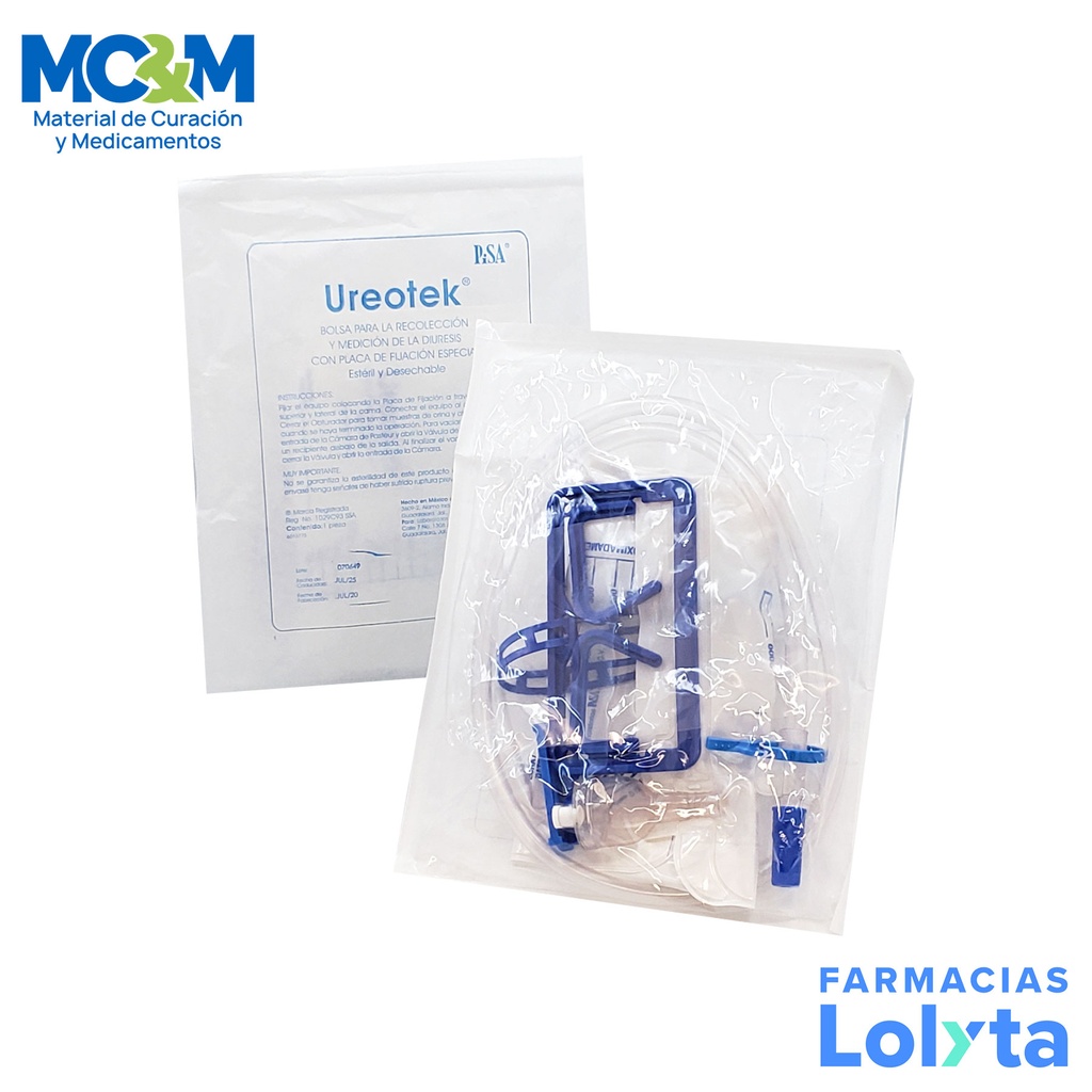 BOLSA RECOLECCION DE ORINA 2000 ML UREOTEK LAB PISA