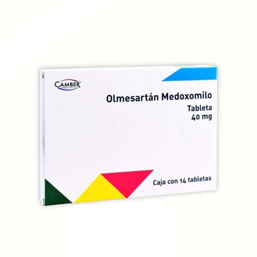OLMESARTAN MEDOXOMILO 40 MG C/14 TAB LAB CAMBER PHARMA