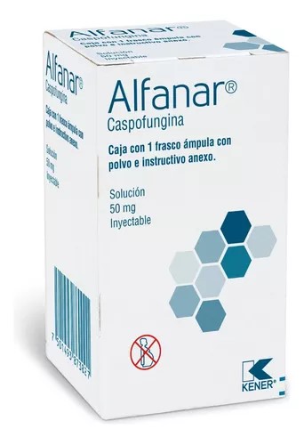 [3455] CASPOFUNGINA SOL INY 50 MG ALFANAR LAB KENER (RF)