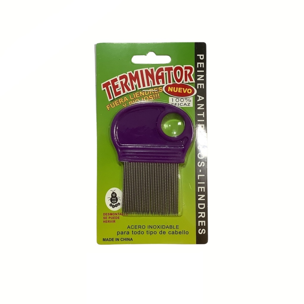 PEINE ANTIPIOJOS-LIENDRES TERMINATOR