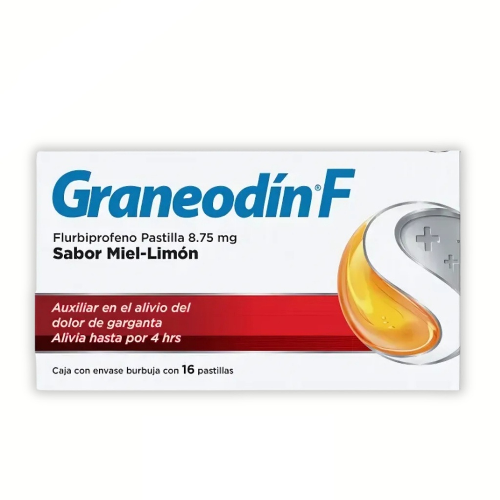 GRANEODIN F 8.75 MG C/16 PASTILLAS SABOR MIEL Y LIMON FLURBIPROFENO LAB RECKITT
