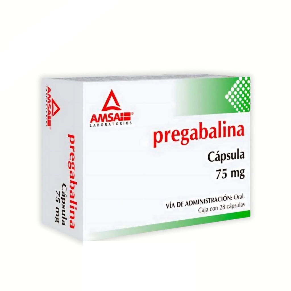 PREGABALINA 75 MG C/28 CAP LAB AMSA