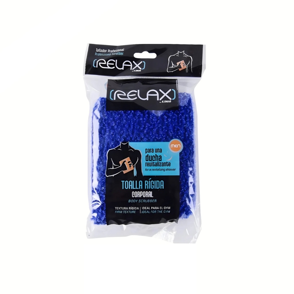 [3989] TOALLA RIGIDA CORPORAL PARA BAÑO RELAX MEN T.TAIO
